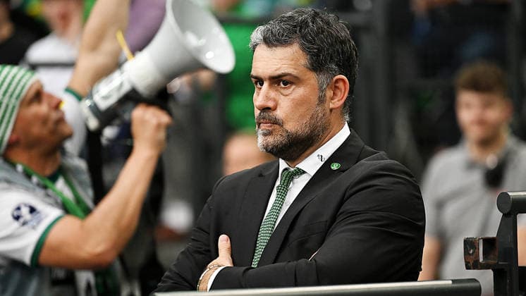 Handball Bundesliga, Season 2025 2026, Matchday 32, SC DHfK Leipzig vs MT Melsungen 21 05 2026 Karsten Günther Managing Director DHfK at the Handball Bundesliga match DHfK Leipzig vs MT Melsungen 21 05 2026 Leipzig Saxony Germany QUARTERBACK Real Estate Arena Am Sportforum 2