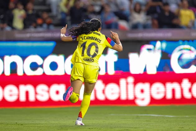 CONCACAF W CHAMPIONS CUP 2026 CONCACAF W CHAMPIONS CUP 2026 AMERICA VS GOTHAM FC 20052026 PACHUCA, HIDALGO Action photo of Scarlett Camberos of America scoring a goal against Gotham FC, during semifinal game of the CONCACAF W Champions Cup 2026, held at the Estadio Hidalgo of Pachuca, Hidalgo Action photo of Scarlett Camberos of America scoring a goal against Gotham FC, during semifinal game of the CONCACAF W Champions Cup 2026, held at the Estadio Hidalgo of Pachuca, Hidalgo PHOTO BY IMAGENSHOP AGENCIA FOTOGRAFICA PACHUCA HIDALGO MEXICO Copyright: xYOALIxMARTINEZx