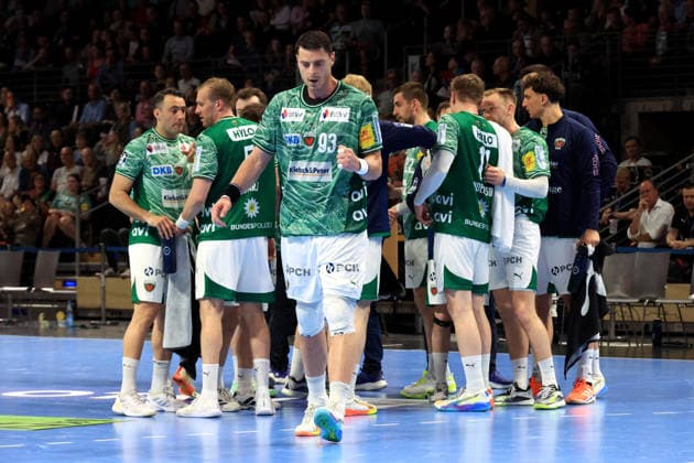 DEU, DHB, 1 HBL, Fuechse Berlin vs Hannover Burgdorf, 21 05 2026, Max Schmeling Halle, Berlin, DEU, DHB, 1 HBL, Fuechse Berlin vs Hannover Burgdorf, in the picture Mijajlo Marsenic Fuechse Berlin 93 , Fuechse player circle nordphotoxGmbHx xEngler nph00076
