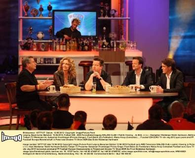 Football, EURO 2012, ARD TV programme Waldis EM Club