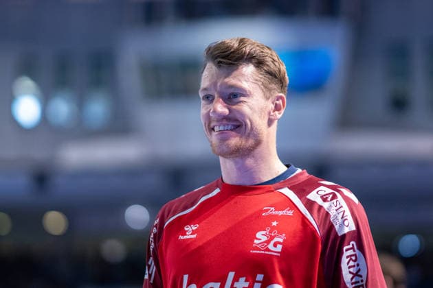 Germany HBL DAIKIN Handball Bundesliga 2025 2026, 30 Matchday SC Magdeburg vs SG Flensburg Handewitt GETEC Arena Magdeburg Emil Jakobsen SG Flensburg Handewitt, 31 Single image Copyright: xTomxLauruschkatx