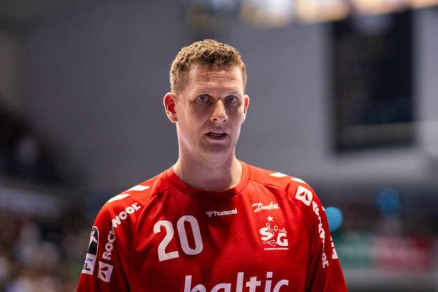 Germany HBL DAIKIN Handball Bundesliga 2025 2026, Matchday 30 SC Magdeburg vs SG Flensburg Handewitt GETEC Arena Magdeburg Kevin Moller SG Flensburg Handewitt, 20 single image Copyright: xTomxLauruschkatx