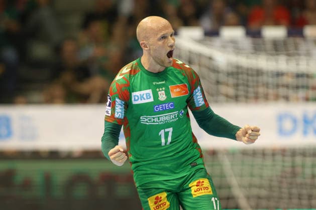 21 05 2026, xtgx, Handball, Daikin HBL, SC Magdeburg SG Flensburg Handewitt v l Tim Hornke Magdeburg, 17 Jubel, Torjubel, jubelt ueber das Tor, celebrate the goal, celebration Magdeburg