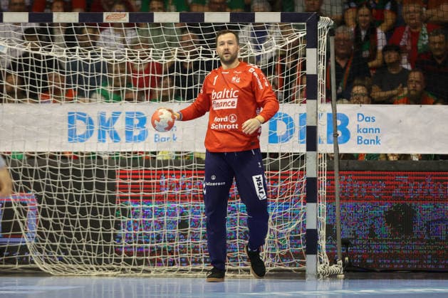 21 05 2026, xtgx, Handball, Daikin HBL, SC Magdeburg SG Flensburg Handewitt v l Benjamin Buric Flensburg, 1 Magdeburg