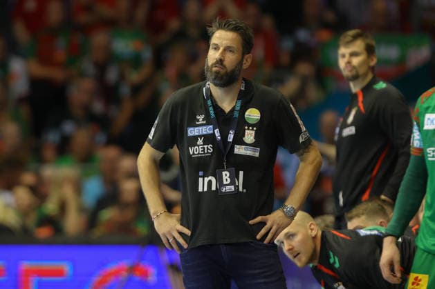 21 05 2026, xtgx, Handball, Daikin HBL, SC Magdeburg SG Flensburg Handewitt v l Bennet Wiegert Magdeburg, coach disappointed, looks disappointed, disappointed Magdeburg