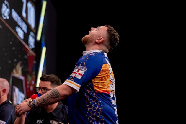 2026 BetMGM Premier League Darts, Night 16, Sheffield Josh Rock during the 2026 BetMGM Premier League Darts, Night 16 at the Utilita Arena, Sheffield, England on 21 May 2026 Credit: Alex Young Every Second Media Editorial use only. All images are copyright Every Second Media Limited. No images may be reproduced without prior permission. Copyright: xIMAGO EveryxSecondxMediax ESM-2003-0038 AlexxYoungx xEveryxSecondxMediax