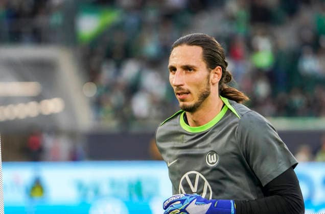 Germany Relegation Bundesliga 2025 2026, Matches Thu, 21 05 2026 VfL Wolfsburg vs SC Paderborn 07 Volkswagen Arena Wolfsburg Portrait photo, portrait, single shot, portrait Kamil Grabara VfL Wolfsburg, 1 Wolfsburg Copyright: xAymanxAlahmedx
