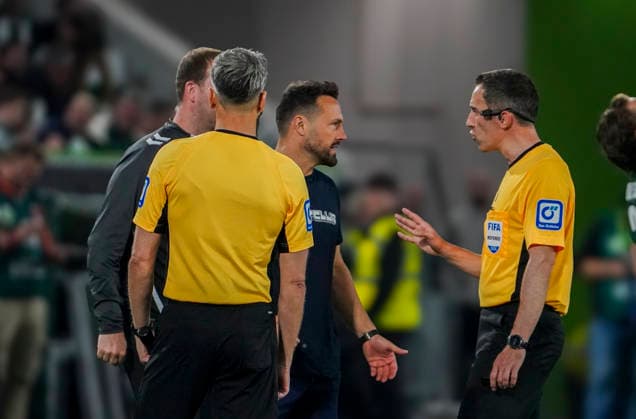 Germany Relegation Bundesliga 2025 2026, Matches Thu, 21 05 2026 VfL Wolfsburg vs SC Paderborn 07 Volkswagen Arena Wolfsburg Referee Benjamin Brand Ralf Kettemann Coach SC Paderborn 07 Wolfsburg Copyright: xAymanxAlahmedx