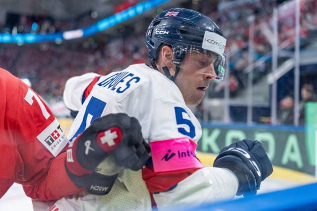 21 05 2026, Zurich, Swiss Life Arena, Ice Hockey World Championships Switzerland Great Britain, 5 Ben Davies Great Britain Zurich Swiss Life Arena Zurich Switzerland Copyright: xJustPictures.ch StefanxEmchx jp-de-StEm-DSC0076720260521