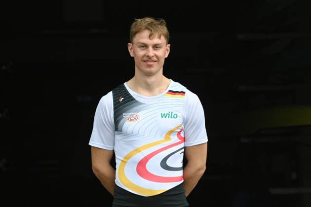 Paul MARTIN, rower, portrait, portrait, portrait, single image, cropped single motif, rowing, presentation Germany eights of the 2026 season, on 21 05 2026 in Dortmund Germany Â