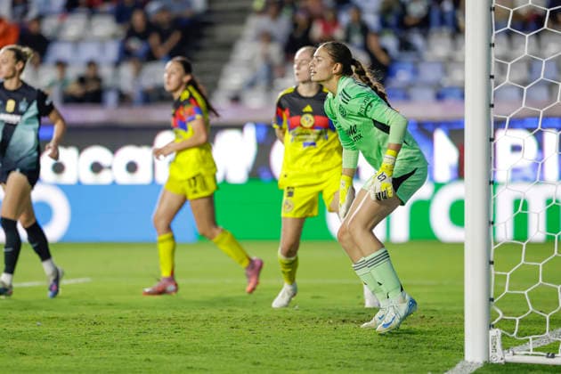 CONCACAF W CHAMPIONS CUP 2026 CONCACAF W CHAMPIONS CUP 2026 AMERICA VS GOTHAM FC 20052026 PACHUCA, HIDALGO Action photo of Itzel Velasco, goalkeeper of America, during semifinal game of the CONCACAF W Champions Cup 2026, held at the Estadio Hidalgo of Pachuca, Hidalgo Action photo of Itzel Velasco, goalkeeper of America, during semifinal game of the CONCACAF W Champions Cup 2026, held at the Estadio Hidalgo of Pachuca, Hidalgo PHOTO BY IMAGENSHOP AGENCIA FOTOGRAFICA PACHUCA HIDALGO MEXICO Copyright: xJorgexReyesx