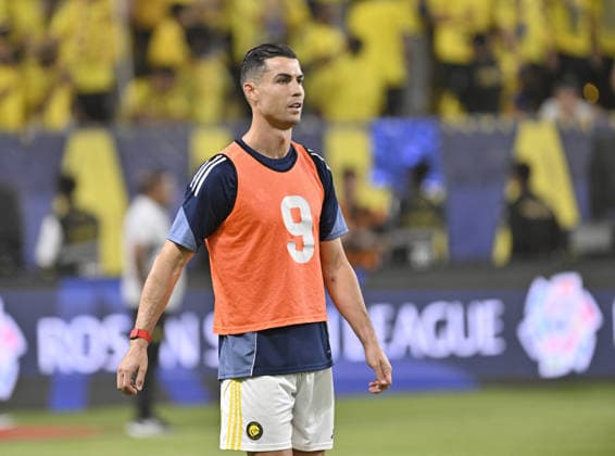 Al-Nassr v Damac - Saudi Pro League RIYADH, SAUDI ARABIA - MAY 21: Cristiano Ronaldo of Al Nassr warms up before the Saudi Pro League football match between Al Nassr and Damac FC at Alawwal Park (King Saud University Stadium) in Riyadh, Saudi Arabia, on May 21, 2026. Mohammed Saad Anadolu Riyadh Saudi Arabia. Editorial use only. Please get in touch for any other usage.  Copyright: x2026xAnadoluxMohammedxSaadx