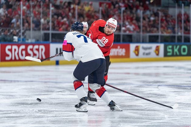 21 05 2026, Zurich, Swiss Life Arena, Ice Hockey World Championships Switzerland Great Britain, 28 Timo Meier Switzerland Zurich Swiss Life Arena Zurich Switzerland Copyright: xJustPictures.ch StefanxEmchx jp-de-StEm-DSC0128220260521