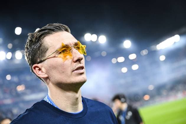 Club s Hans Vanaken celebrates after winning the title at a soccer match between KV Mechelen and Club Brugge KV, Thursday 21 May 2026 in Mechelen, on the ninth day of the Champion s Play-offs of the 2025-2026 Jupiler Pro League first division of the Belgian championship. TOM GOYVAERTS TomxGoyvaerts x174678437x