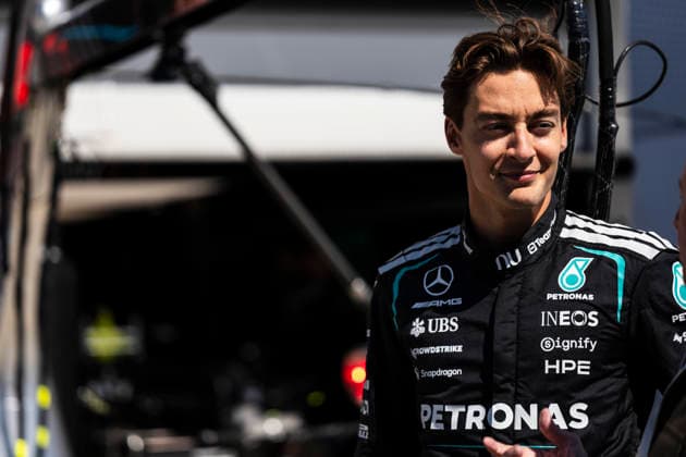 F1 - CANADIAN GRAND PRIX 2026 RUSSELL George (gbr), Mercedes AMG F1 Team W17, portrait during the Formula 1 Grand Prix du Canada 2026, 5th round of the 2026 Formula One World Championship, WM, Weltmeisterschaft from May 22 to 24, 2026 on the Circuit Gilles Villeneuve, in MontrÃ al, Canada - MontrÃ alCanada  Copyright: xCharlyxLopezx