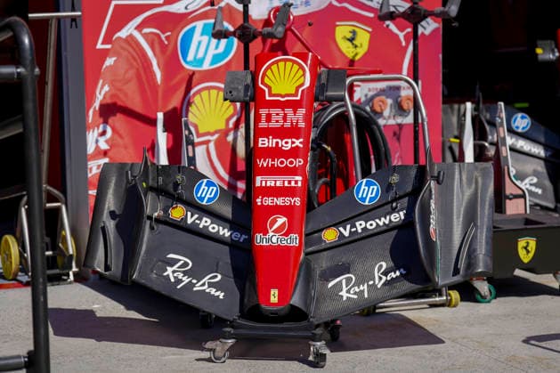 FORMULA ONE CANADIAN GRAND PRIX 2026 General View of Ferrari front wing during the Formula 1 Lenovo Canadian Grand Prix 2026, 5th round of the 2026 Formula One World Championship, WM, Weltmeisterschaft from May 22nd - 24th, 2026 at the Circuit Gilles Villeneuve, Montreal, Canada on 21 May 2026 Credit: Robbie Hoad Every Second Media Editorial use only. All images are copyright Every Second Media Limited. No images may be reproduced without prior permission. Copyright: xIMAGO EveryxSecondxMediax ESM-2005-0110 RobbiexHoadx xEveryxSecondxMediax