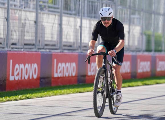 FORMULA ONE CANADIAN GRAND PRIX 2026 Valtteri Bottas 77 (FIN) Cadillac F1 Team cycling during the Formula 1 Lenovo Canadian Grand Prix 2026, 5th round of the 2026 Formula One World Championship, WM, Weltmeisterschaft from May 22nd - 24th, 2026 at the Circuit Gilles Villeneuve, Montreal, Canada on 21 May 2026 Credit: Robbie Hoad Every Second Media Editorial use only. All images are copyright Every Second Media Limited. No images may be reproduced without prior permission. Copyright: xIMAGO EveryxSecondxMediax ESM-2005-0121 RobbiexHoadx xEveryxSecondxMediax