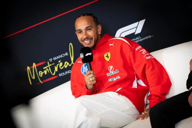 May 21, 2026, Montreal, Canada: LEWIS HAMILTON (GBR) of Scuderia Ferrari 44 speaks at the FIA press conference, PK, Pressekonferenz during media day of the 2026 Formula 1 Canadian Grand Prix. F1 2026: Canada Grand Prix: Meida Day  - ZUMAb177 20260521_aap_b177_011 Copyright: xTaidghxBarronx