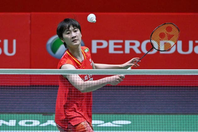 (260522) -- KUALA LUMPUR, May 22, 2026 -- Chen Yufei of China competes during the women s singles quarterfinal match between Chen Yufei of China and Pitchamon Opatniputh of Thailand at 2026 Malaysia Masters badminton tournament in Kuala Lumpur, Malaysia, May 22, 2026. (Photo by Xinhua) (SP)MALAYSIA-KUALA LUMPUR-BADMINTON-MALAYSIA MASTERS-WOMEN S SINGLES ChongxVoonxChung 