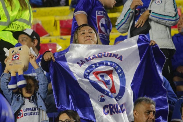 Cruz Azul v Pumas UNAM - Torneo Clasura Liga MX Final A Cruz Azul fan support her team during the final first leg match between Cruz Azul and Pumas UNAM as part of the Torneo Clausura 2026 Liga MX at Estadio Ciudad de los Deportes on May 21, 2026 in Mexico City, Mexico. (Photo by Ian Robles Eyepix Group) Copyright: xIanxRobles xEyepixxGroupx EL_21052026_184598JPEG