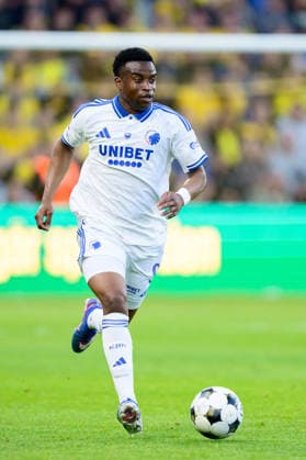 Broendby IF v FC Copenhagen, Europa Playoff match, Broendby, Denmark Broendby, Denmark. 21st, May 2026. Youssoufa Moukoko (9) of FC Copenhagen seen during the Europa Playoff 3F Superliga match between Broendby IF and FC Copenhagen at Brondby Stadion in Brondby. Denmark, Brondby  Copyright: xGonzalesxPhoto DennisxJacobsenx