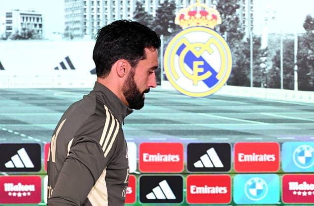 Ahead of Real Madrid v Athletic Club Bilbao - La Liga MADRID, SPAIN - MAY 22: Head Coach of Real Madrid Alvaro Arbeloa attends a press conference, PK, Pressekonferenz at Valdebebas facilities ahead of La Liga week 38 football match between Real Madrid and Athletic Club Bilbao in Madrid, Spain on May 22, 2026. Burak Akbulut Anadolu Madrid Spain. Editorial use only. Please get in touch for any other usage.  Copyright: x2026xAnadoluxBurakxAkbulutx