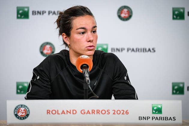May 22, 2026, Paris, France, France: Lois BOISSON of France during the Roland-Garros 2026, French Open 2026, Grand Slam tennis tournament at Roland-Garros Stadium on May 22, 2026 in Paris, France. Roland Garros 2026 - press conference, PK, Pressekonferenz  - ZUMAm308 20260522_zsp_m308_004 Copyright: xMatthieuxMirvillex
