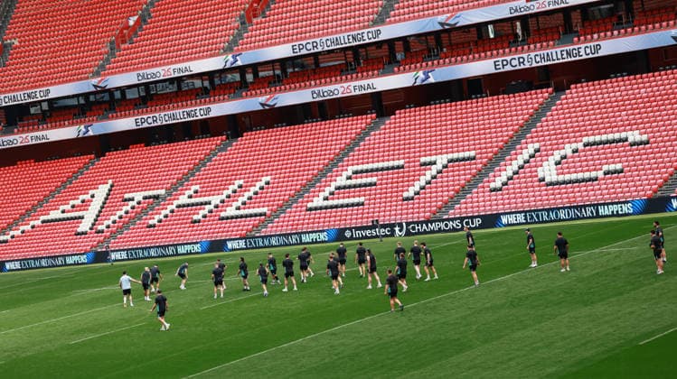 Leinster Rugby Captain s Run, San Mames Stadium, Bilbao, Spain 22 5 2026 A wide view of the Captain s Run A wide view of the Captain s Run 22 5 2026  Copyright: x INPHO DanxSheridanx DAN_9262