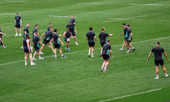 Leinster Rugby Captain s Run, San Mames Stadium, Bilbao, Spain 22 5 2026 Jamison Gibson-Park Jamison Gibson-Park 22 5 2026  Copyright: x INPHO DanxSheridanx DAN_9310