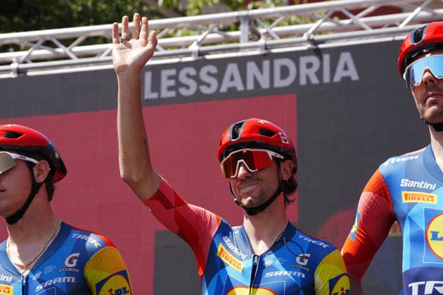 Italy™s Giulio Ciccone of Lidl-Trek during Stage 13 of the Giro d™Italia, from Alessandria to Verbania, Italy, Friday, May 22, 2026.  Copyright: xMassimoxPaolone LaPressex