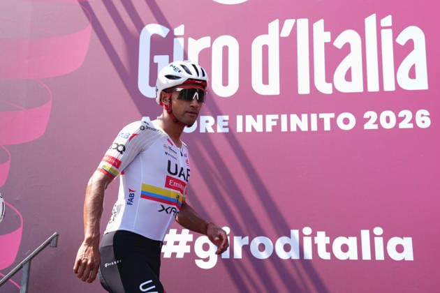 Ecuador™s Manuel Jhonatan Narvaez of UAE Team Emirates XRG during Stage 13 of the Giro d™Italia, from Alessandria to Verbania, Italy, Friday, May 22, 2026.  Copyright: xMassimoxPaolone LaPressex