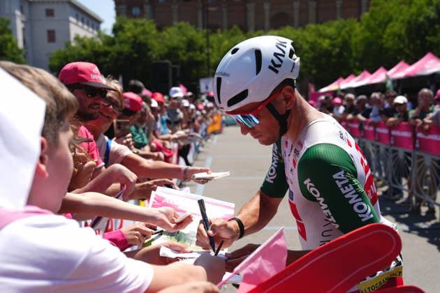 Italy™s Giovanni Lonardi of Team Polti VisitMalta during Stage 13 of the Giro d™Italia, from Alessandria to Verbania, Italy, Friday, May 22, 2026.  Copyright: xMassimoxPaolone LaPressex