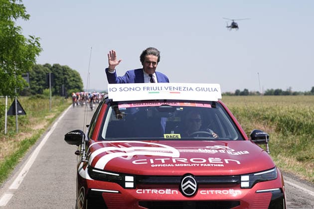 Urbano Cairo during Stage 13 of the Giro d™Italia, from Alessandria to Verbania, Italy, Friday May 22, 2026.  Copyright: xMarcoxAlpozzi LaPressex