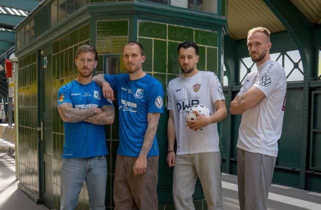 Football, Berlin State Cup Final, VSG Altglienicke - BFC Dynamo, Press event