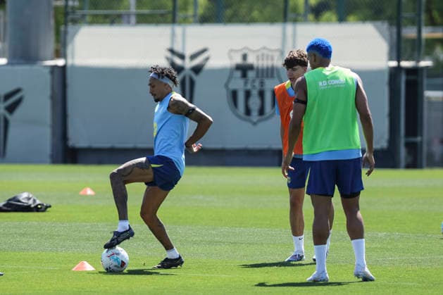 Football, Spain, FC Barcelona Training