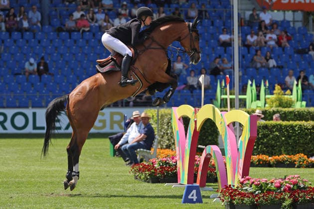 Sophie Hinners GER with horse Iron Games Singclair, S1 Prize of the Soers, CSI5, Special Two Phase Jumping Competition, World Equestrian Festival, World Equestrian Festival, TSCHIO Aachen 2026, TSCHIO instead of CHIO 2026, Aachener Soers, May 22 to 24, 2026, equestrian sport, May 22, 2026, Aachener Soers Germany