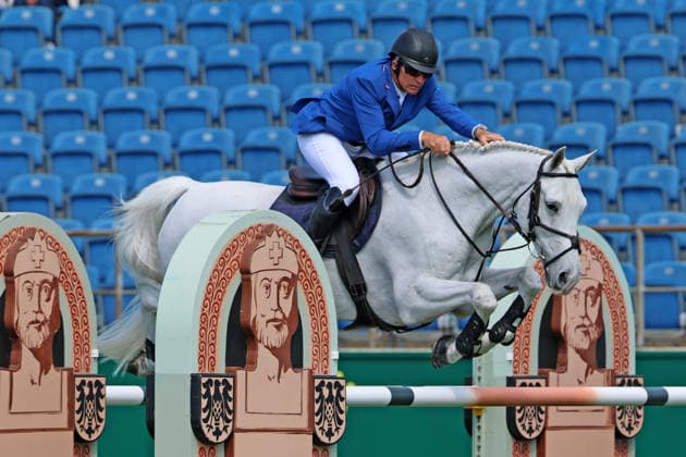 Aaron Vale USA on horse GrayÂ s Inn, 4th place, S1 Prize of the Soers, CSI5, Special Two Phase Jumping Competition, World Equestrian Festival, TSCHIO Aachen 2026, TSCHIO instead of CHIO 2026, Aachener Soers, May 22 to 24, 2026, equestrian sport, May 22, 2026, Aachener Soers Germany