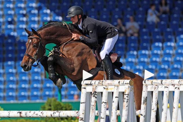 Richard Vogel GER with horse United Touch S , S1 Prize of the Soers, CSI5, Special Two Phase Jumping Competition, World Equestrian Festival, World Equestrian Festival, TSCHIO Aachen 2026, TSCHIO instead of CHIO 2026, Aachener Soers, May 22 to 24, 2026, Equestrian sport, May 22, 2026, Aachener Soers Germany