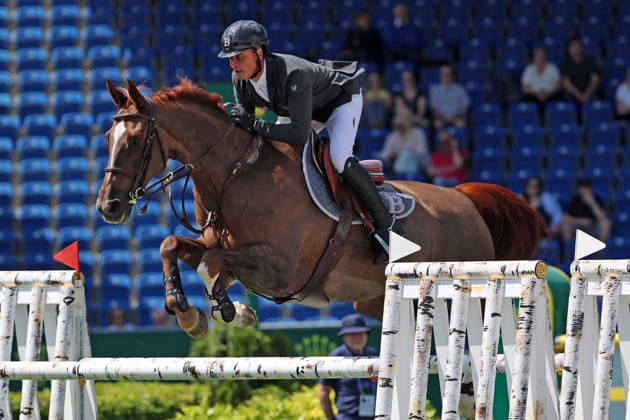 Winner Julien Epaillard FRA with horse Easy Up De Grandry, 1 place, S1 Prize of the Soers, CSI5, Special Two Phases Jumping Competition, World Equestrian Festival, TSCHIO Aachen 2026, TSCHIO instead of CHIO 2026, Aachener Soers, May 22 to 24, 2026, Equestrian sport, May 22, 2026, Aachener Soers Germany
