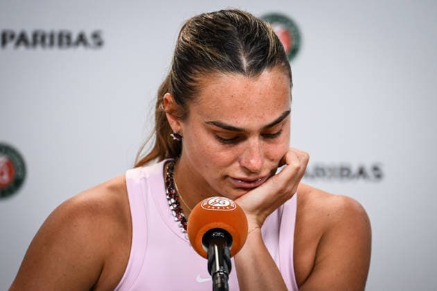 May 22, 2026, Paris, France, France: Aryna SABALENKA of Belarus during the Roland-Garros 2026, French Open 2026, Grand Slam tennis tournament at Roland-Garros Stadium on May 22, 2026 in Paris, France. Paris France - ZUMAm308 20260522_zsp_m308_010 Copyright: xMatthieuxMirvillex