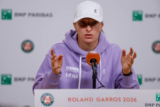 May 22, 2026, Paris, Paris, France: Iga SWIATEK (POL) press conference, PK, Pressekonferenz during media day of the tennis Grand Slam of Roland Garros 2026, at Roland Garros Stadium - on May 22 2026 .Paris - France Paris France - ZUMAb253 20260522_zsp_b253_022 Copyright: xLoicxBaratouxx