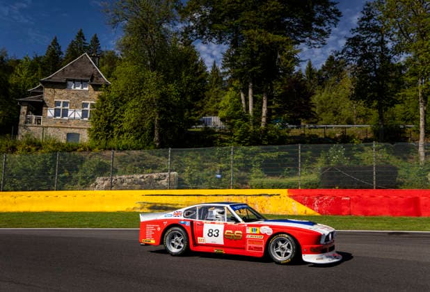 LE MANS CLASSIC SERIES 2026 - SPA-CLASSIC 83 CHASE-GARDENER Paul (gbr), Aston Martin DBS V8 RHAM 1 1977, GT2, Classic Endurance Racing 2, action during the 2026 Spa-Classic, 2nd round of the Le Mans Classic Series 2026, from May 22 to 24 in Circuit de Spa-Francorchamps, in Stavelot, Belgium - StavelotBelgium  Copyright: xDamienxSaulnierx