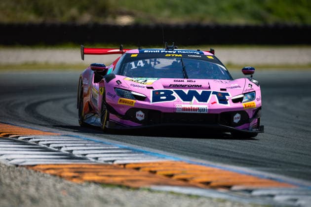 DTM, 3. + 4. Rennen Zandvoort 2026 14 Ferrari 296 GT3 EVO, EMIL FREY RACING: Matteo Cairoli- picture by Gruppe C Photography Zandvoort Circuit Park Zandvoort Noord-Holland Netherlands Copyright: xGruppexCxPhotographyx