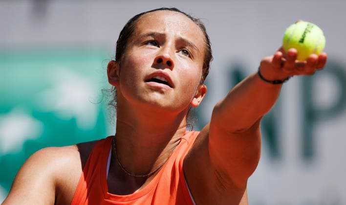 Belgian Hanne Vandewinkel pictured in action during the afternoon training session at the Roland Garros French Open tennis tournament, in Paris, France, Friday 22 May 2026. This year s tournament takes place from 24 May to 07 June. BENOITxDOPPAGNE  x174735049x