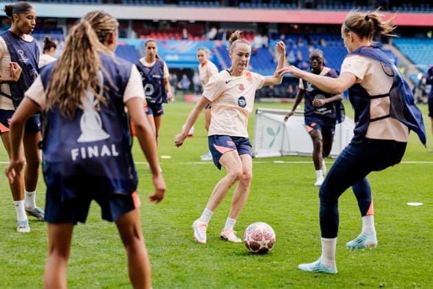 FC Barcelona trains at Ullevaal stadium before the Champions League final Oslo 20260522 FC Barcelona s Caroline Graham Hansen trains at Ullevaal stadium before the Champions League final Photo Jonas Been Henriksen NTB Oslo Norway EDITORIAL USE ONLY RESTRICTED USE FOR BETTING COMPANIES  Copyright: xJonasxBeenxHenriksenx xNTBx