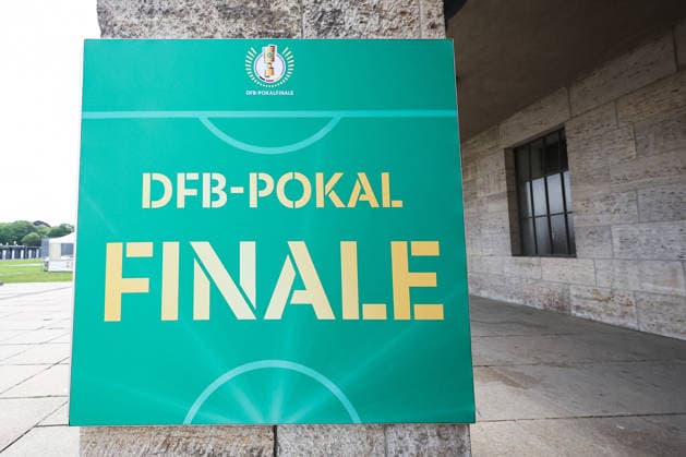 DFB Pokal Final 25 26 Impressions before FC Bayern München VfB Stuttgart on 22 05 2026 at the Olympiastadion in Berlin DFB Pokal Final Sign Feature, symbol, symbol photo, characteristic, detail MH