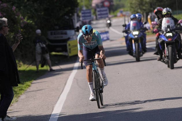 Italy™s Alberto Bettiol of XDS Astana Team during Stage 13 of the Giro d™Italia, from Alessandria to Verbania, Italy, Friday May 22, 2026.  Copyright: xMarcoxAlpozzi LaPressex