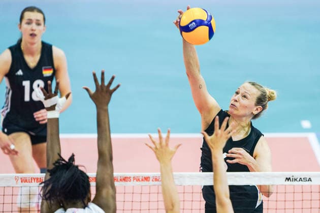 2026-05-22 Germany v France - Four Nations Cup APELDOORN, NETHERLANDS - MAY 22: Antonia Stautz of Germany during the Four Nations Cup match between Germany and France at Omnisport on May 22, 2026 in Apeldoorn, Netherlands. Apeldoorn Omnisport Netherlands Content not available for redistribution in The Netherlands directly or indirectly through any third parties. Copyright: xAndrexWeeningx
