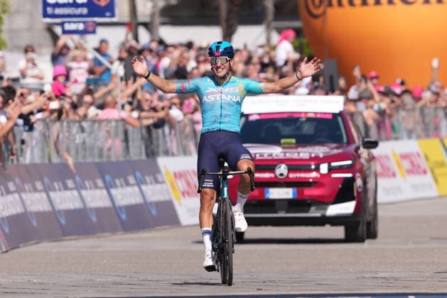 Cycling, Giro d Italia, 13th stage, stage winner Alberto Bettiol