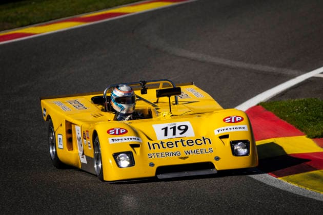 LE MANS CLASSIC SERIES 2026 - SPA-CLASSIC 119 PEAUGER Philippe (fra), ANDRUET Jean-Claude (fra), Chevron B21 1972, Proto 1 -2L, Classic Endurance Racing 2, action during the 2026 Spa-Classic, 2nd round of the Le Mans Classic Series 2026, from May 22 to 24 in Circuit de Spa-Francorchamps, in Stavelot, Belgium - StavelotBelgium  Copyright: xDamienxSaulnierx